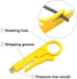 VCE Combo Keystone Punch Down Stand and Mini Wire Stripper Cutter for RJ45/RJ11 Keystone Jack