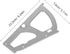 PRETYZOOM Shoe Cabinet Hinge Stainless Steel Tipping Frame for Hinged Shoe Rack Space Saving Flip Cabinet Mechanism