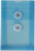 JAM PAPER Plastic Envelopes with Button & String Tie Closure, 4 1/4 x 6 1/4, Assorted Colors, 6/Pack