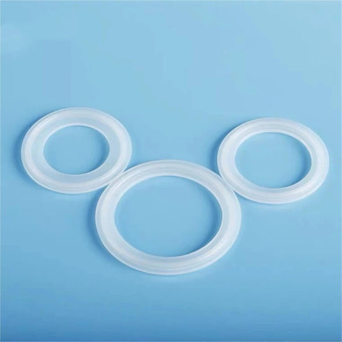 WITPKKL 5Pcs 19mm-273mm Product(76mm 91mm) Fit Pipe O/D Sanitary Tri Clamp Ferrule Silicone Sealing Strip Gasket Ring