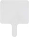 White Board Dry Erase Answer Paddle - Double Sided (1 Pack, 7.83" x 6.46")