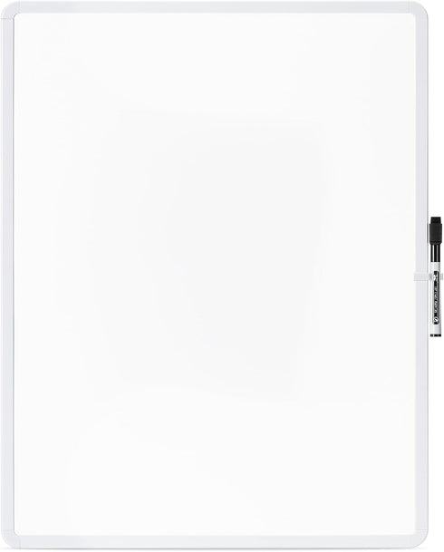 Mr. Pen Dry Erase Board, 18” x 24” with Black Marker, White Frame, Magnetic Whiteboard for Wall Use