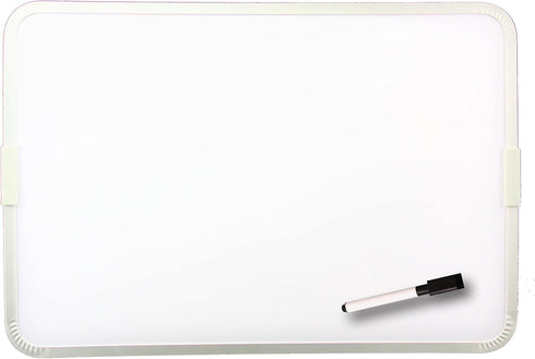 Flipside Products Two-Sided Aluminum Framed Magnetic Dry Erase Board, 9" x 12", Pack of 3