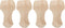 4pcs Hand Carved Rubber Wood Furniture Foot Leg for Coffee Table Sofa