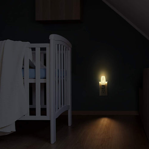 6 Pack Emotionlite Plug in Night Light, Warm White LED Nightlight, Dusk to Dawn Sensor, Kids, Nursery, Bedroom