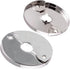 F-24333-12 1 in. IPS Floor and Ceiling Split Flange Escutcheon, Chrome Plated (Pack of 12)
