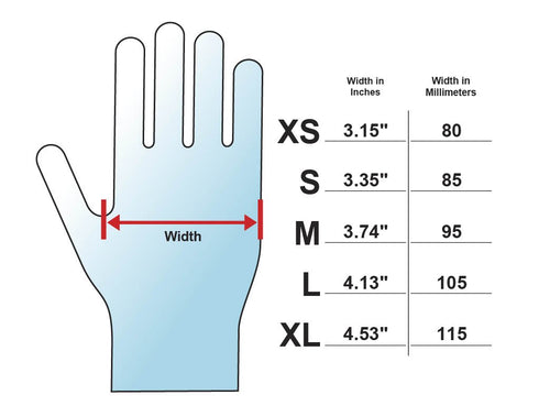 Adenna MIR165 Miracle Powder-Free Nitrile Exam Gloves, Medium, Blue, Box of 200