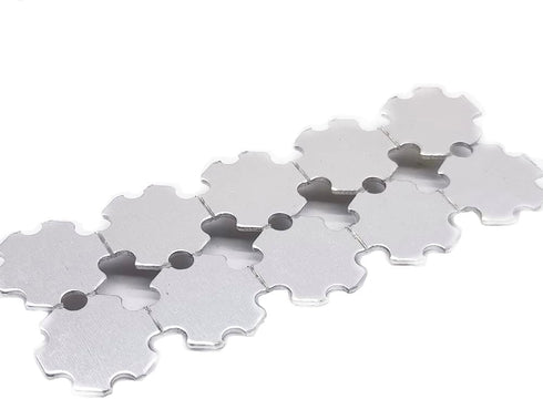 Cleiscry 10 3W 20mm (10pcs 3W 6000K pcs High Power Led Chip SMD COB Light Emitter Components Diode on PCB Base White on