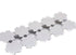 Cleiscry 10 3W 20mm (10pcs 3W 6000K pcs High Power Led Chip SMD COB Light Emitter Components Diode on PCB Base White on
