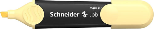 Schneider Pastel Job Highlighter Marker, Chisel Tip, Vanilla, Box of 10 (01525)