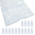 100 Pack Luer Lock Syringe Caps for Luer Slip Lock Tip, Leak-Free Dispensing, Transparent