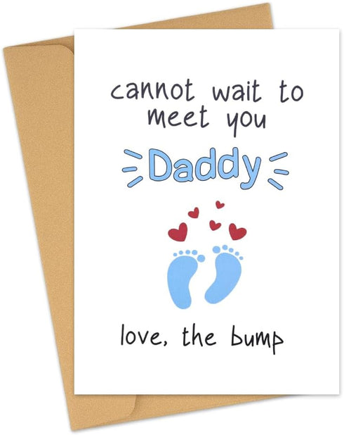 YangQian Birthday Christmas Gifts for New Dad To Be Card Gift for Husband