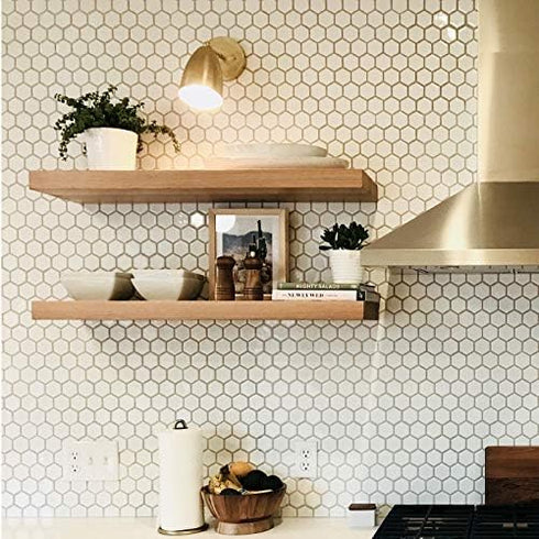 2 Inch 150 LB 3/4 Inch Floating Shelf Bracket Pair - Hidden Shelf Brackets, Weight Capacity, Supports Wall Mounted
