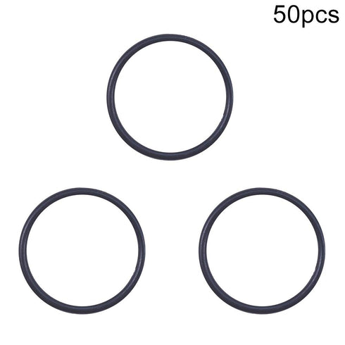 Othmro 50pcs Nitrile Rubber O-Rings, 1mm Wire Dia 14mm OD Metric Sealing Nitrile NBR Rubber Washers for Oil or Air Sealing, Professional Plumbing, Car Repair, Air or Gas Connections Black