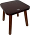 BEE&OAK 11 Inch Wooden Step Stools for Adults, Solid Rubber Wood Non-Slip Step