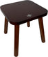 BEE&OAK 11 Inch Wooden Step Stools for Adults, Solid Rubber Wood Non-Slip Step