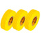 GTSE Yellow Electrical Tape, 3-Pack – Waterproof, Industrial Grade Vinyl, 3/4 in x 66ft, Strong Self-Adhesive