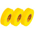 GTSE Yellow Electrical Tape, 3-Pack – Waterproof, Industrial Grade Vinyl, 3/4 in x 66ft, Strong Self-Adhesive