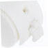 4pcs Cabilock Locking Caster Wheels with Brake for Furniture White Swivel Replacement Casters for Office Chairs Desks