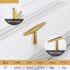 SANCHAKOU 2Pcs Cabinet Furniture Knobs Wardrobe Bedside Table Drawer Cabinet Handle Brass Wine Cabinet Handle Single