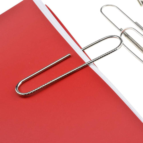 HAHIYO Paperclips - Extra Large Sturdy 3” Length Paper Clips with Ridges, Heavy Duty, Rust Proof, 40 Pack