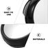 Gatuida 3pcs Computer Mirror, Clip on Security Monitor Mirror, Convex Rearview for Mini-PC Work