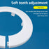 1.97" Outer Diameter Flange Water Pipe Cover, White PP Plastic Escutcheon Collar for Wall Pipe Decoration