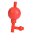 Lab Rubber Suction Bulb, 3 Openings Quantitative Pipette Filler, Elastic Rubber for Industrial Agricultural Laboratories