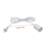 ZYAMY 2PCS E26 E27 Bulb White,1.8m Plug in Pendant Light Cord with Socket Plug Kit DIY Project Socket Power Extension