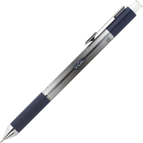 Tul Retractable Gel Pens, 0.5mm Needle Point, Blue, 4/pk