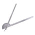 Angle Protractor Angle Finder Ruler, 0-180 Degrees Stainless Steel Adjustable Screw Woodworking Measure Tool