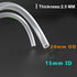 Feelers High-Strength Silicone Tubing, 15mm ID x 20mm OD, High Temp Food Grade for Home Brewing, 3.3ft
