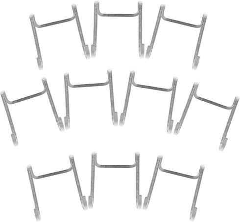 10Pcs Stainless Steel Wall Mounted Hooks for Bedside Cabinet Bathroom and Saving