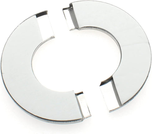 4.0" Stainless Steel Wall Split Flange, 2pcs Self-Adhesive Decorative Escutcheon for Water Pipe Cover