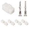 JRready ST6410 Standard .062" 9-Circuits Pin and Socket Connectors - 18-24 AWG Compatible with Molex