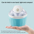 Generic 500ML Frozen Mini Ice Cream Maker, One Touch Dessert Machine for Gelato Sorbet Yogurt, Personal Mini Ice Cream