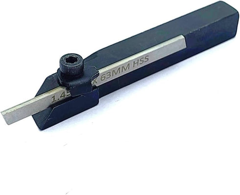 Mini Lathe Cut off Tool + HSS Blade for Emco Unimat Lathes, 10 mm Square Parting
