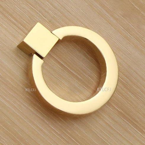 Generic Zinc Alloy Bedside Cabinet Modern Silver Black Golden Knob Handl Circular School