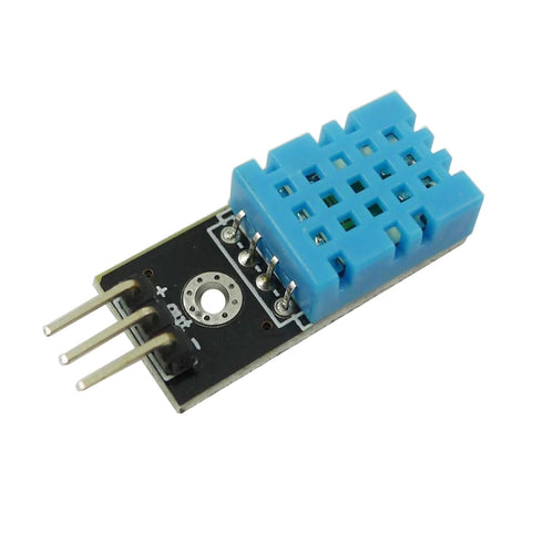 2PCS DHT11 Temperature Humidity Sensor Module Detector with Wires, Digital Single Bus 3.3V-5V