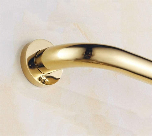 ZEELYDE Shower Handle,Shower Grab Bar,Grab Bars Handle Safety Support Hand Rails, Bathroom Grab Bar Gold Shower Handle