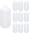 Plastic Container Lab Chemical Reagent Bottles, 250ml Liquid Solid Storage Bottles with Cap, 10PACK