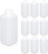 Plastic Container Lab Chemical Reagent Bottles, 250ml Liquid Solid Storage Bottles with Cap, 10PACK