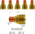45V44 3/32 WP9, WP20, WP25 (5 Pack) 45V44 TIG Gas Lens Gas Lens collet body Fit TIG