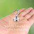 Neosmuk Heavy Duty Magnetic Hooks - 30lb+ Magnetic Hooks for Cruise Cabins, Refrigerators, Grills, and Travel
