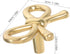 Mikikit Brass Bow Tie Drawer Handle Decorative Cabinet Hardware Bow Dresser Pull Knob for Shoe Cabinet Bedside Table