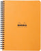 Rhodia Orange Meeting Notebook, 16 x 21 cm
