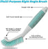 3 Pack Set, Scrub Brush Heavy-Duty Scrub Scrubbing Brushes for Cleaning, Grout Brush with Stiff Bristles Cleaning Brush
