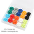 Saycker 20 Pairs Running Bib Clips,Number Buckle Fixing System Triathlon Race Bib Holder,Running Bib Fixing Clips,Field