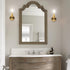 jose2015 2PCS E27 Vintage Bathroom Wall Sconces Gold Vanity Wall Lights Industrial Wall Mount Lighting Fixtures