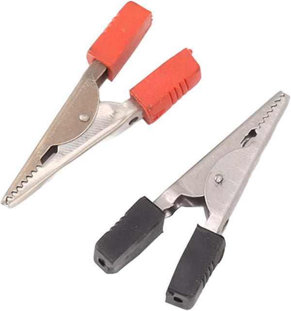 Clip Stainless Steel Battery Clamp, Strong Spring Jumper Cables for Truck Car Battery Electric Test